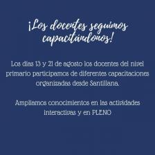 Capacitación docente en cuarentena 2020