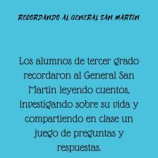 Recordando al General San Martín 2020