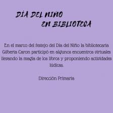 Día del Niño en Biblioteca · 2020
