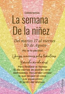 Nivel Inicial · Semana de la Niñez