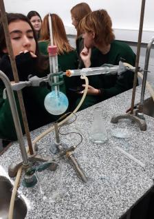 Nivel Secundaria · Destilación simple y Cristalización